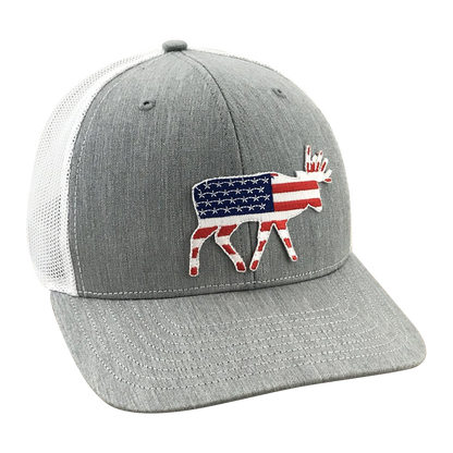 Old Glory Bruiser Buck - Adjustable Cap - Dixie Fowl Company - Hat