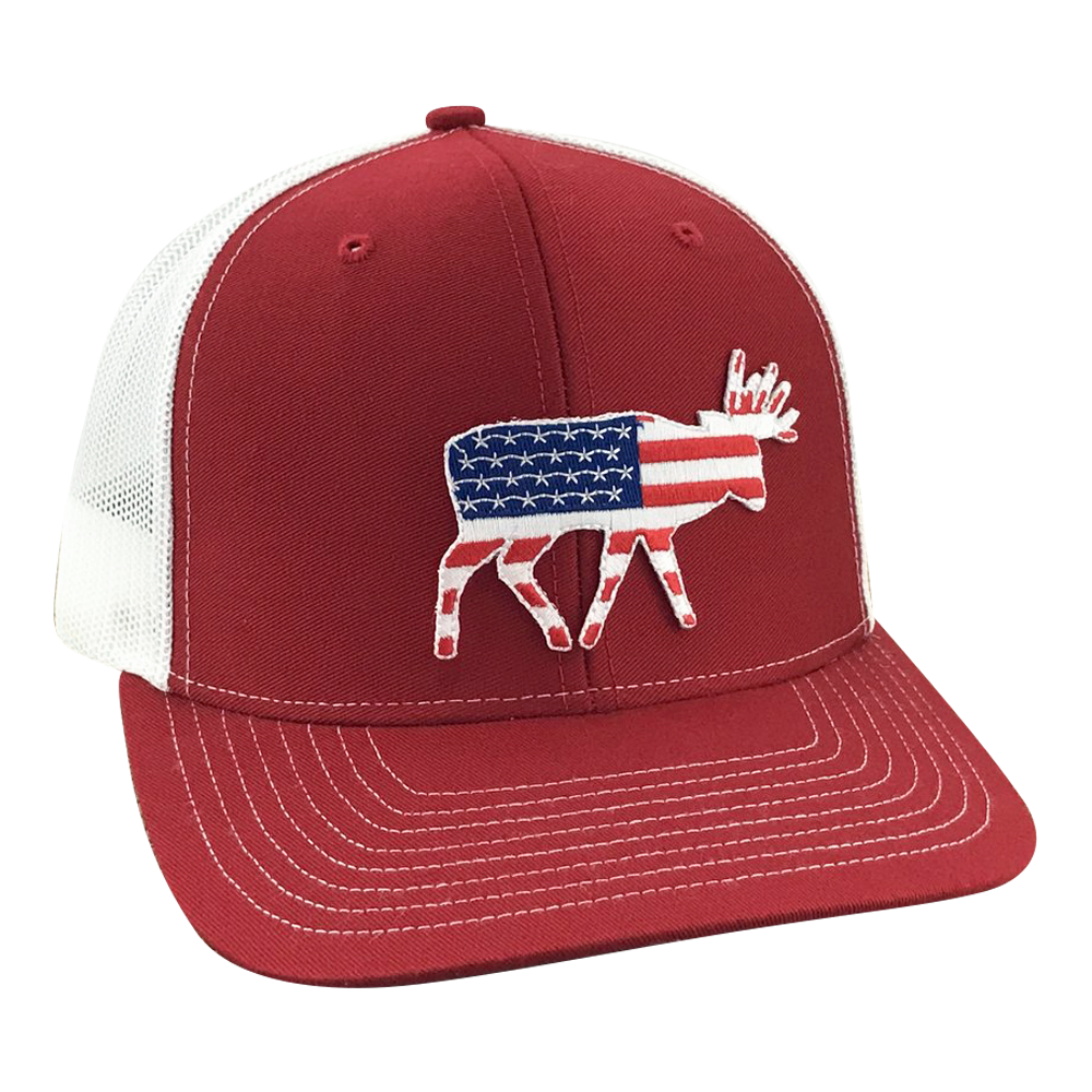 Old Glory Bruiser Buck - Adjustable Cap - Dixie Fowl Company - Hat