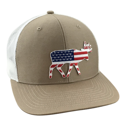Old Glory Bruiser Buck - Adjustable Cap - Dixie Fowl Company - Hat
