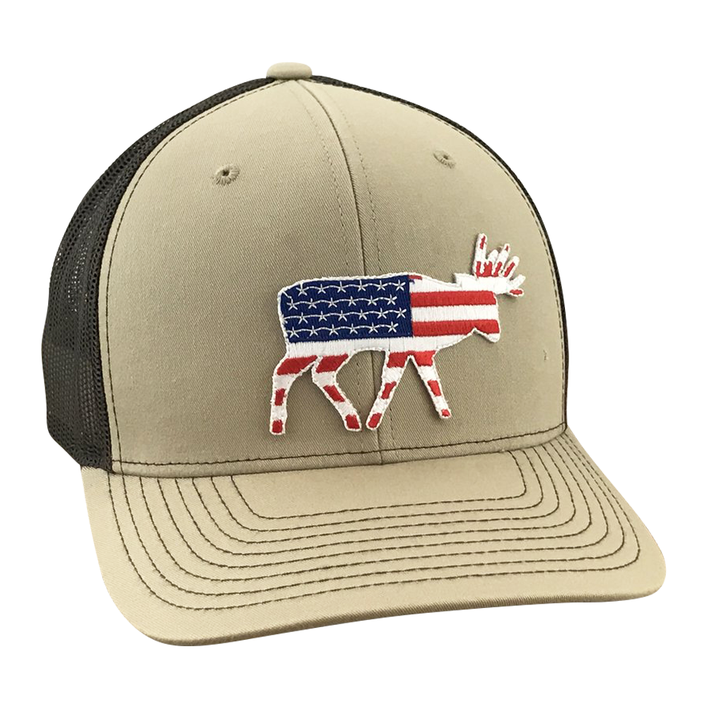 Old Glory Bruiser Buck - Adjustable Cap - Dixie Fowl Company - Hat