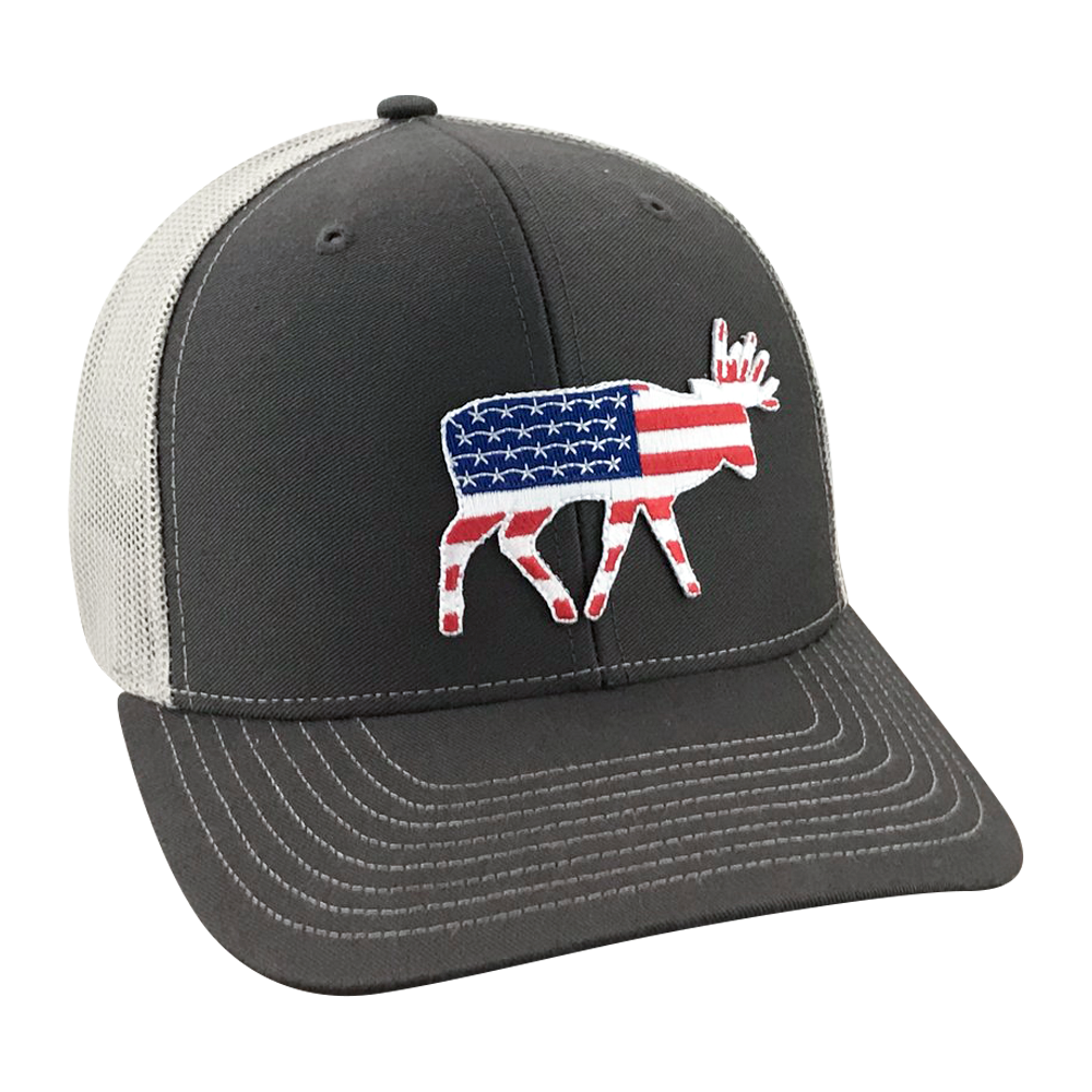 Old Glory Bruiser Buck - Adjustable Cap - Dixie Fowl Company - Hat