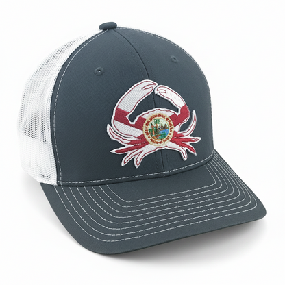 "Coastal" FL Crab - Adjustable Cap - Dixie Fowl Company - Hat