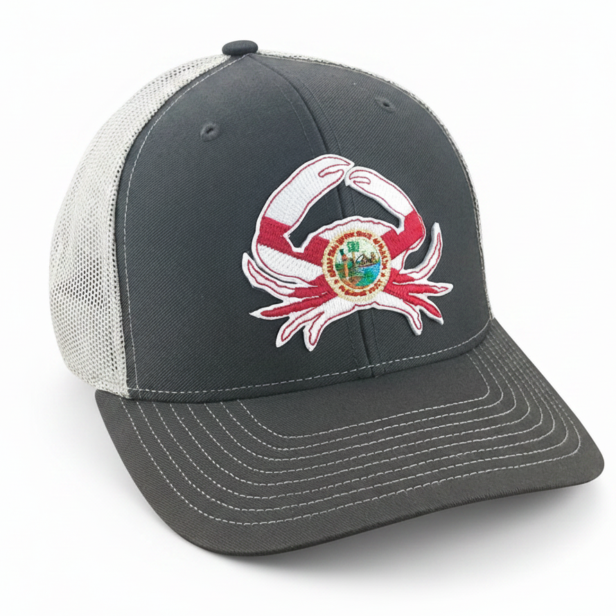 "Coastal" FL Crab - Adjustable Cap - Dixie Fowl Company - Hat