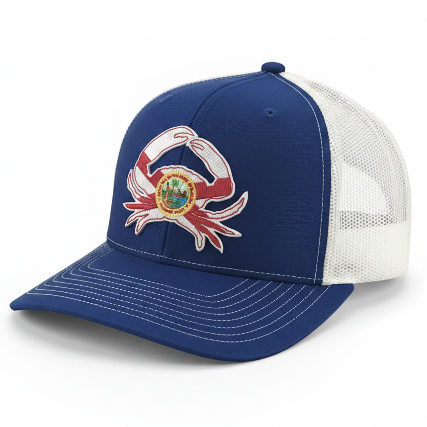 "Coastal" FL Crab - Adjustable Cap - Dixie Fowl Company - Hat