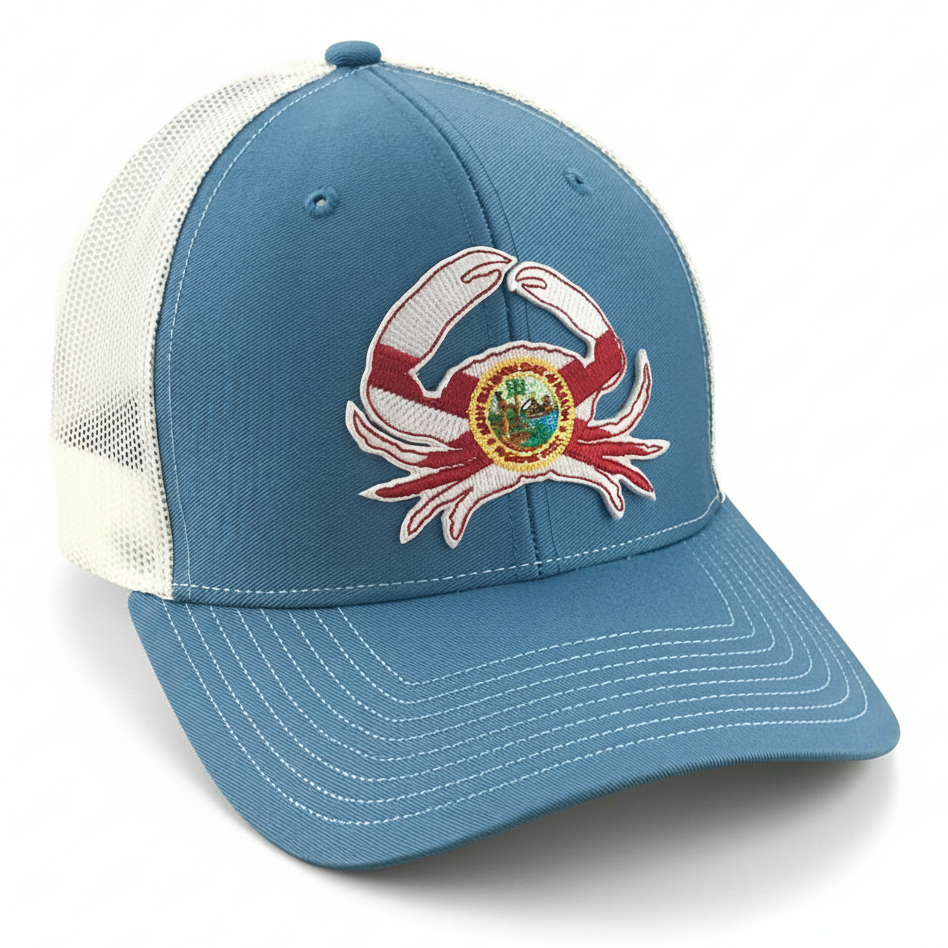 "Coastal" FL Crab - Adjustable Cap - Dixie Fowl Company - Hat