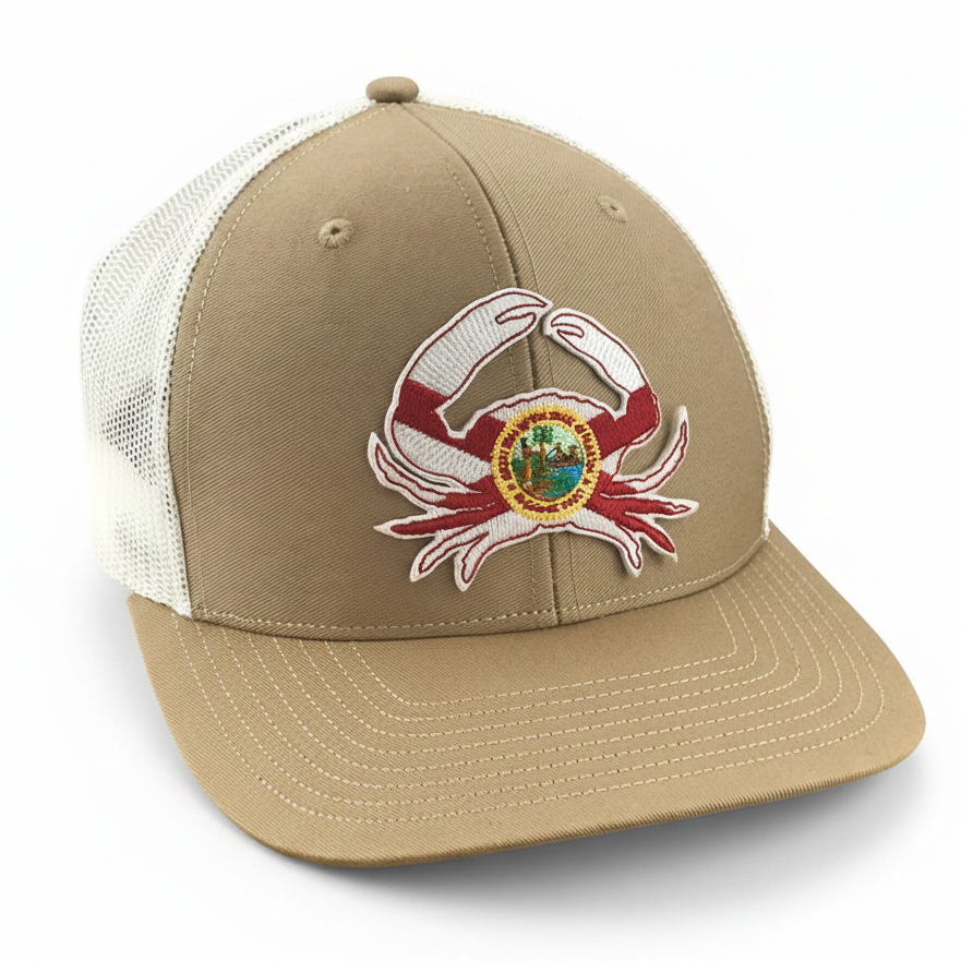 "Coastal" FL Crab - Adjustable Cap - Dixie Fowl Company - Hat