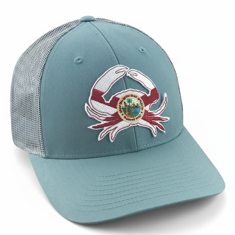 "Coastal" FL Crab - Adjustable Cap - Dixie Fowl Company - Hat