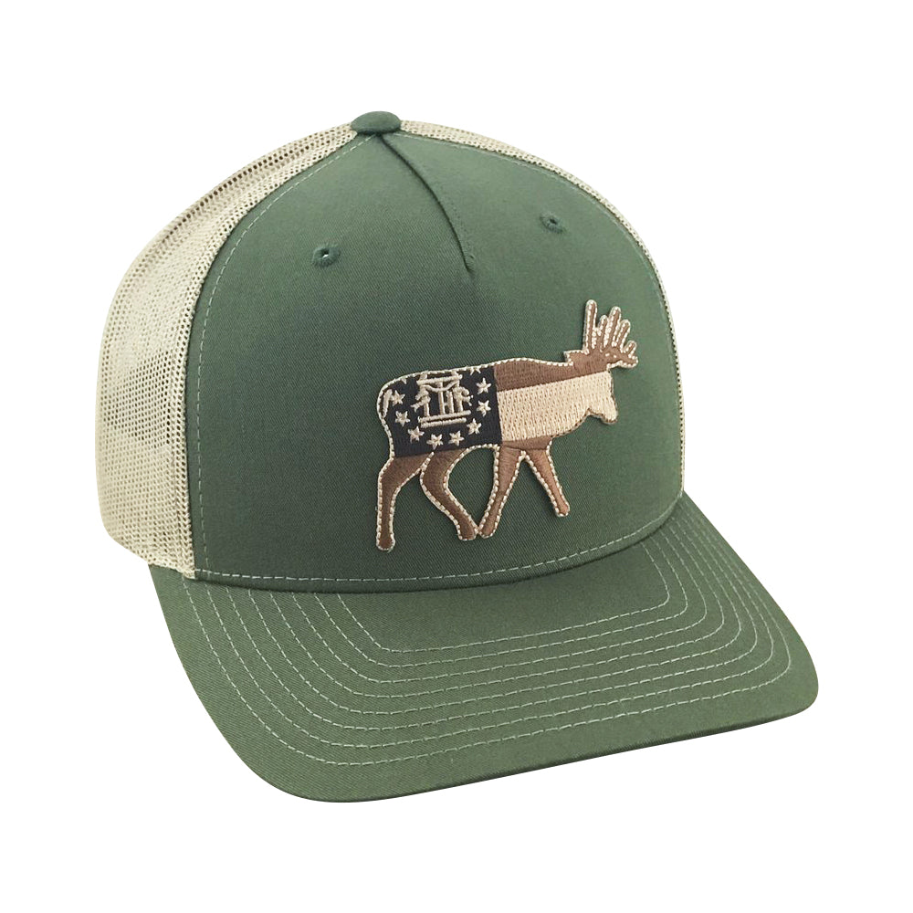 Field Series GA Bruiser Buck - Adjustable Cap - Dixie Fowl Company - Hat