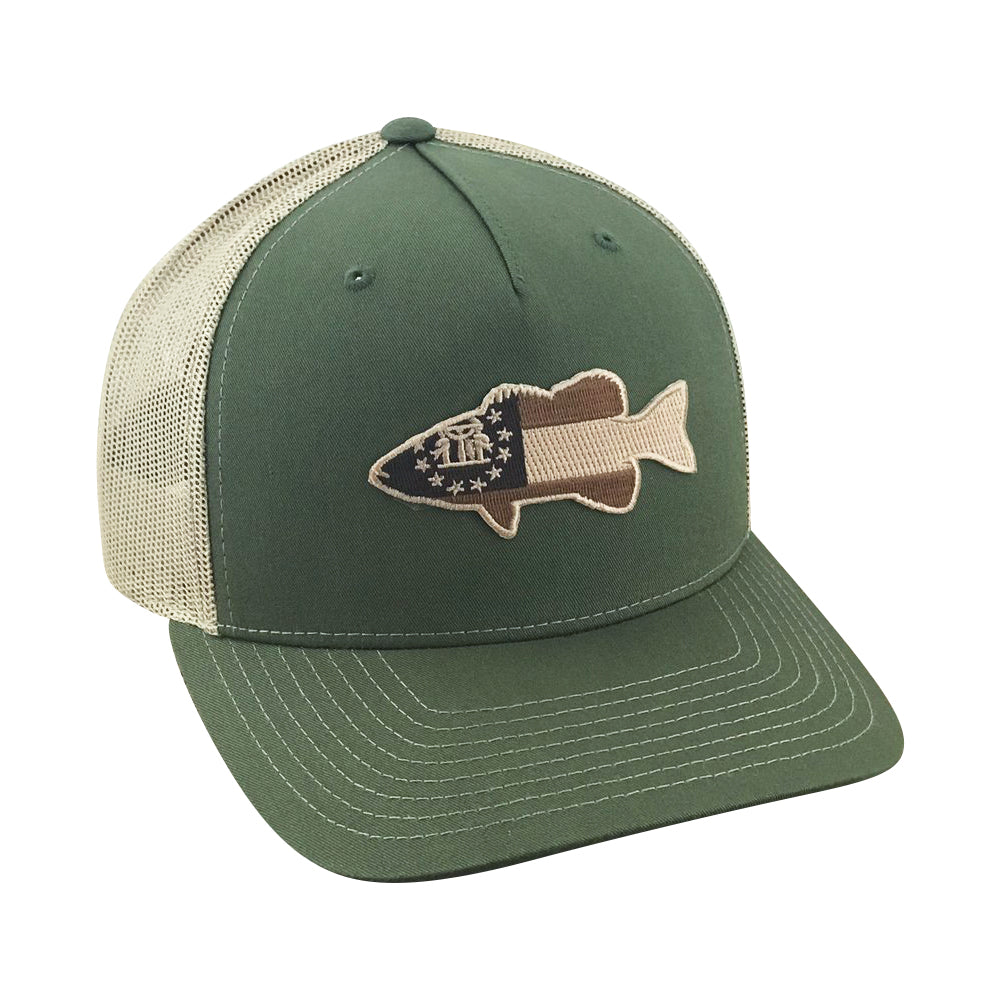 Field Series GA Largemouth Bass - Adjustable Cap - Dixie Fowl Company - Hat