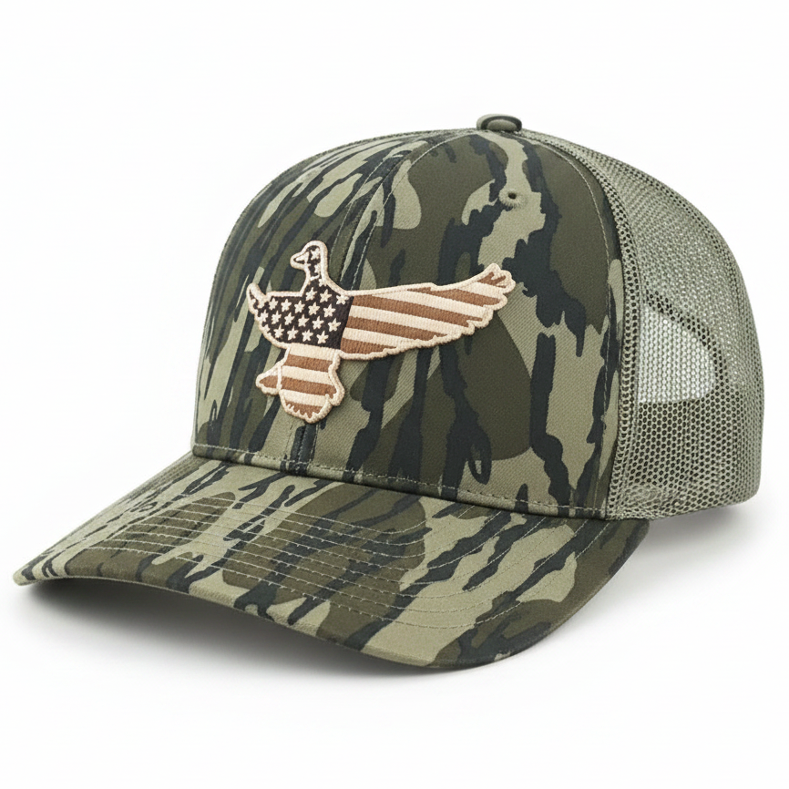 Field Series Old Glory Mallard - Adjustable Cap - Dixie Fowl Company - Hat