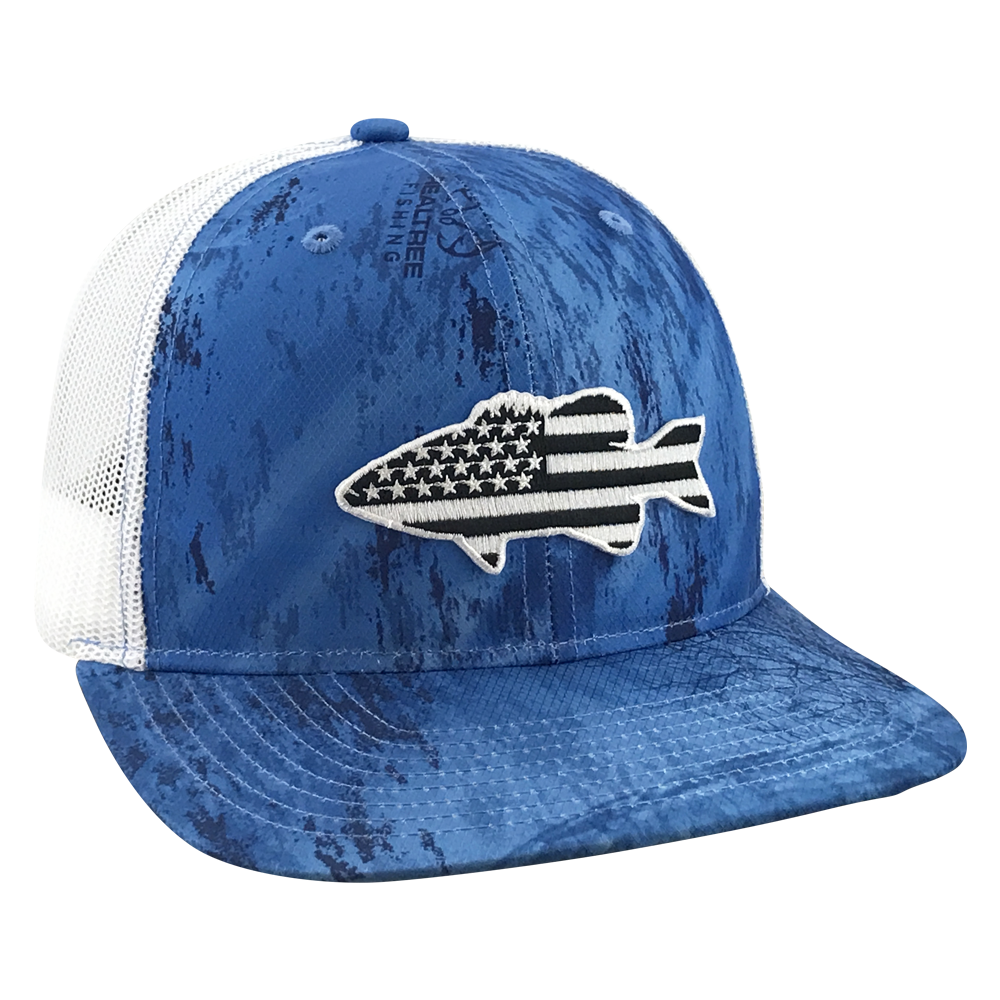 Old Glory Midnight Bass - Adjustable Cap - Dixie Fowl Company - Hat