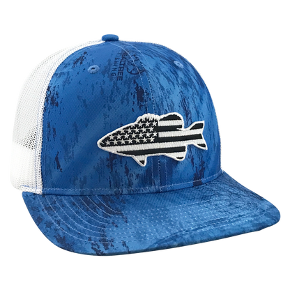 Old Glory Midnight Bass - Adjustable Cap - Dixie Fowl Company - Hat