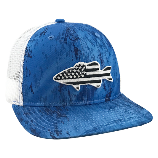 Old Glory Midnight Bass - Adjustable Cap - Dixie Fowl Company - Hat