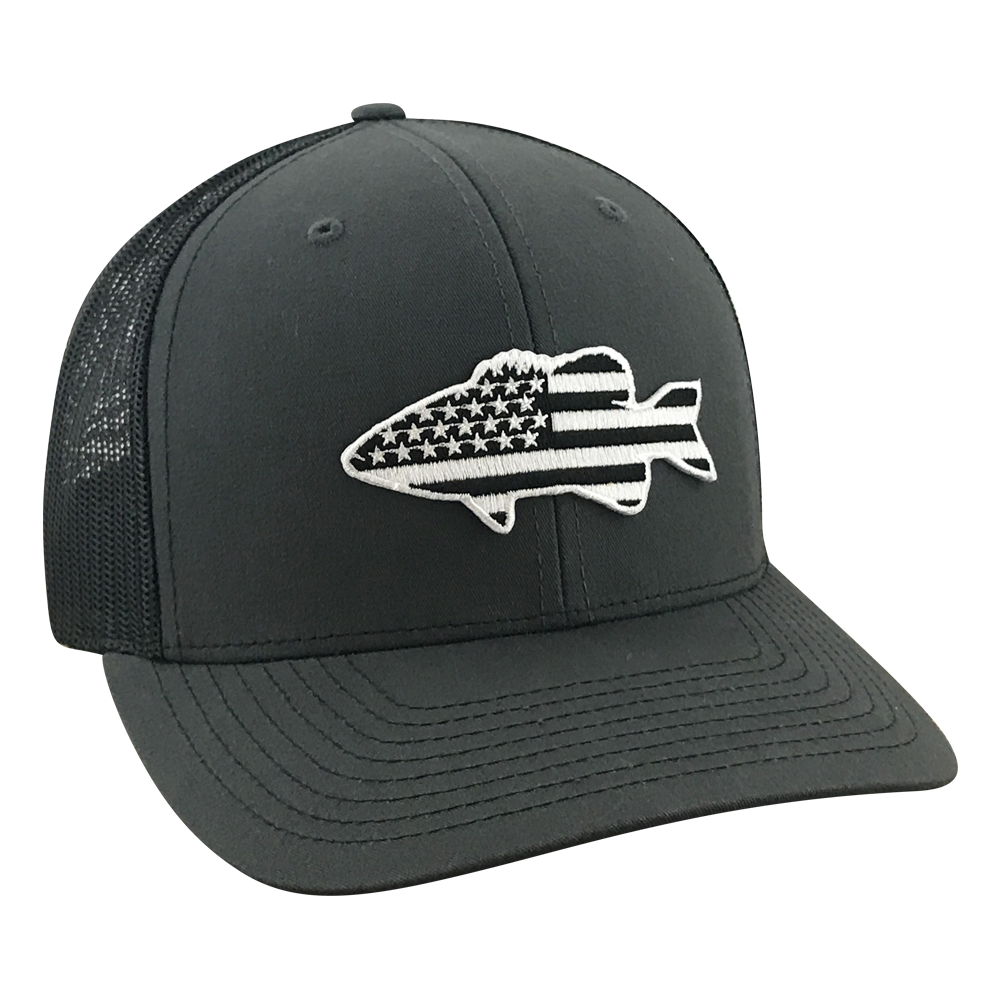 Old Glory Midnight Bass - Adjustable Cap - Dixie Fowl Company - Hat