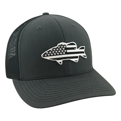 Old Glory Midnight Bass - Adjustable Cap - Dixie Fowl Company - Hat