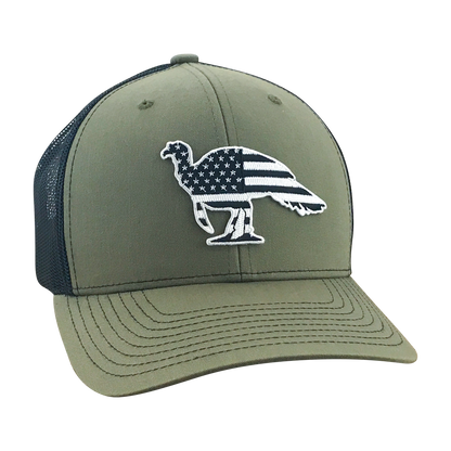 Old Glory Midnight Wary Tom - Adjustable Cap - Dixie Fowl Company