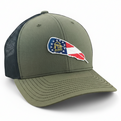 GA Turkey Feather - Adjustable Cap - Dixie Fowl Company
