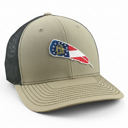 GA Turkey Feather - Adjustable Cap - Dixie Fowl Company