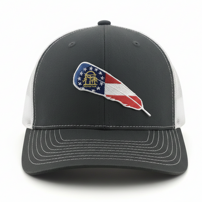 GA Turkey Feather - Adjustable Cap - Dixie Fowl Company