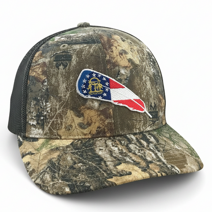 GA Turkey Feather - Adjustable Cap - Dixie Fowl Company