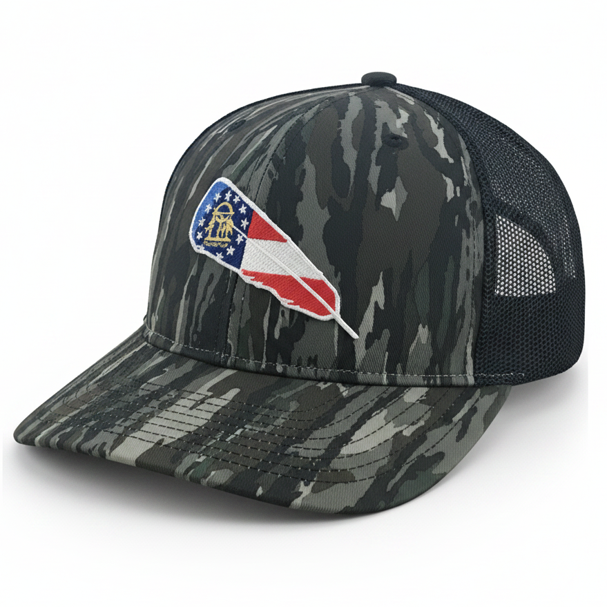 GA Turkey Feather - Adjustable Cap - Dixie Fowl Company
