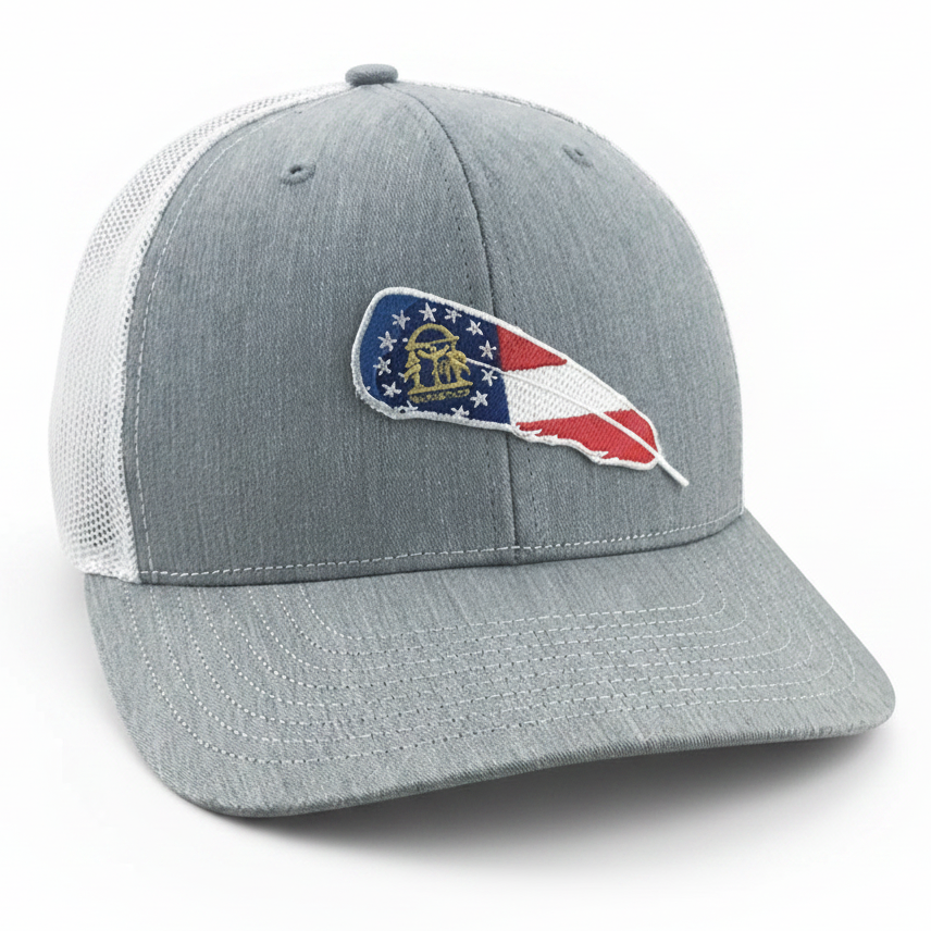 GA Turkey Feather - Adjustable Cap - Dixie Fowl Company