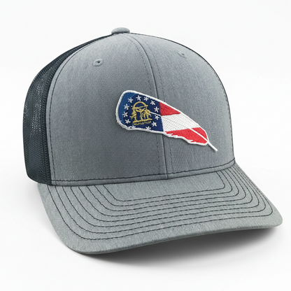 GA Turkey Feather - Adjustable Cap - Dixie Fowl Company