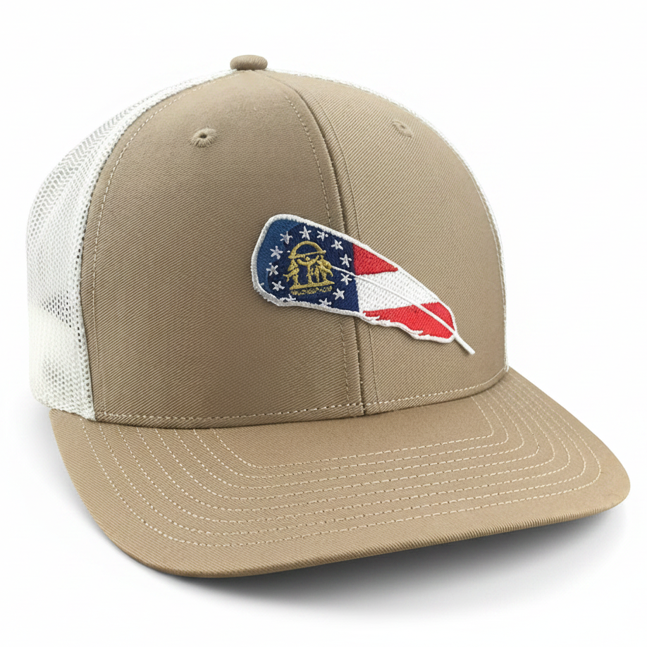 GA Turkey Feather - Adjustable Cap - Dixie Fowl Company