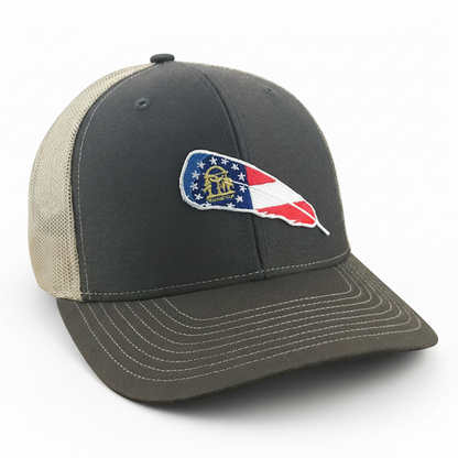 GA Turkey Feather - Adjustable Cap - Dixie Fowl Company