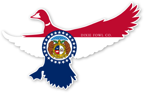 MO Mallard - Dixie Fowl Co Decal - 6" x 4" - Dixie Fowl Company - Decal