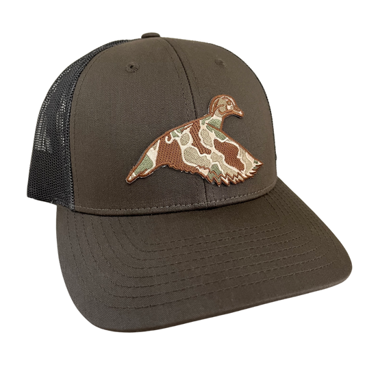 Field Series Old School Camo Woodie - Adjustable Cap - Dixie Fowl Company