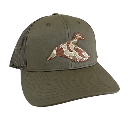 Field Series Old School Camo Woodie - Adjustable Cap - Dixie Fowl Company