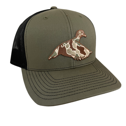 Field Series Old School Camo Woodie - Adjustable Cap - Dixie Fowl Company