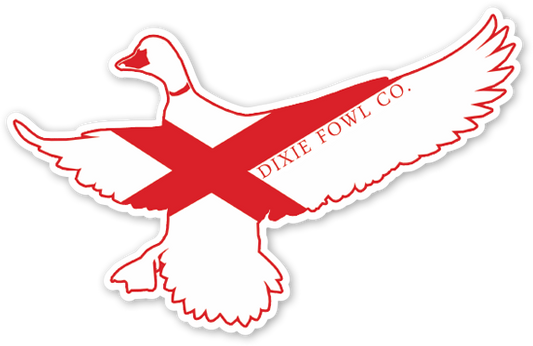 AL Mallard - Dixie Fowl Co Decal - 6" x 4 - Dixie Fowl Company - Decal