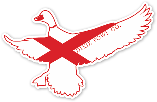 AL Mallard - Dixie Fowl Co Decal - 6" x 4 - Dixie Fowl Company - Decal