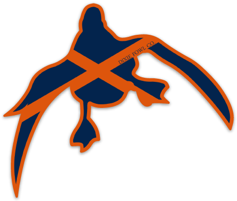 AL Plainsman Cupped Mallard - Dixie Fowl Co Decal - 6" x 4 - Dixie Fowl Company - Decal