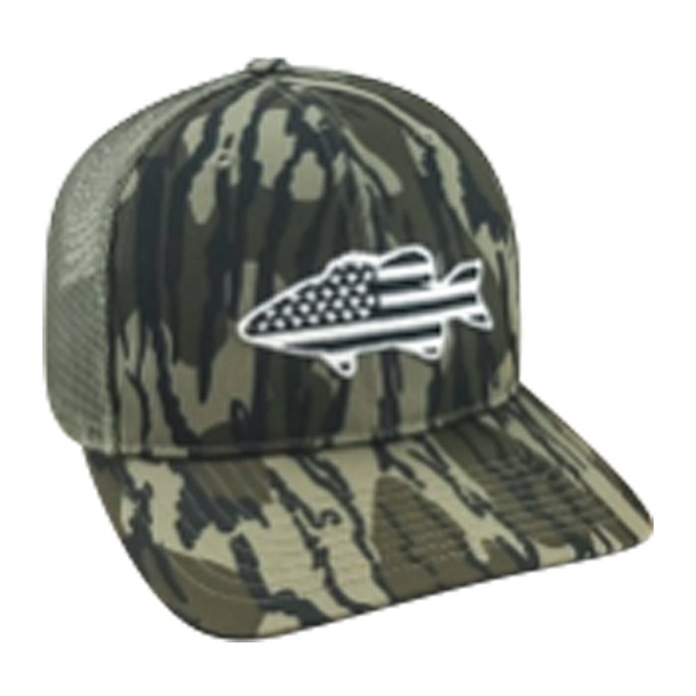 Old Glory Midnight Bass - Adjustable Cap - Dixie Fowl Company - Hat