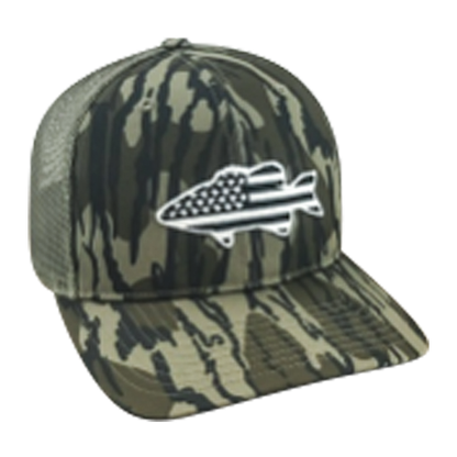 Old Glory Midnight Bass - Adjustable Cap - Dixie Fowl Company - Hat