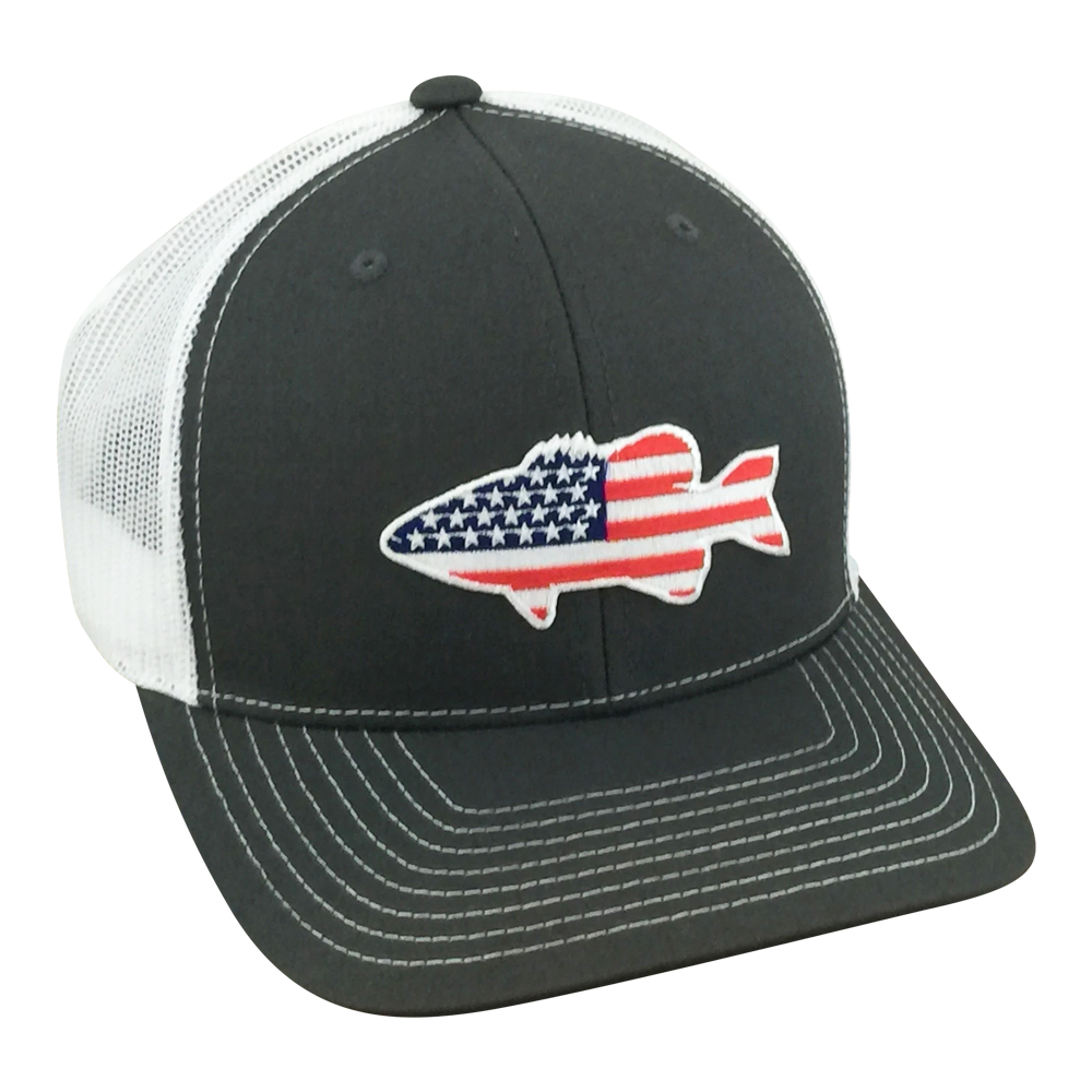 Old Glory Bass - Adjustable Cap - Dixie Fowl Company - Hat