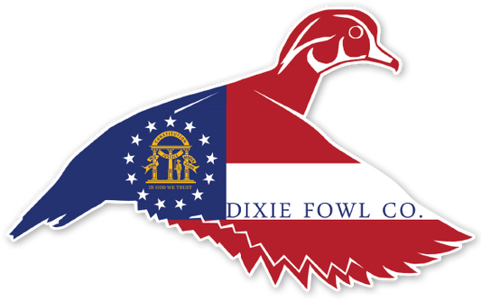GA Woodie - Dixie Fowl Co Decal - 6" x 5" - Dixie Fowl Company - Decal
