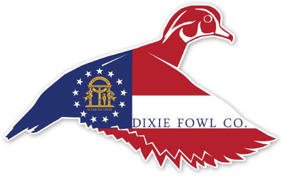 Large GA Woodie - Dixie Fowl Co Decal - 10" x 7" - Dixie Fowl Company - Decal