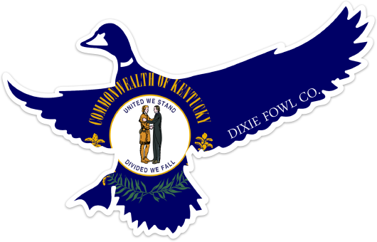 KY Mallard - Dixie Fowl Co Decal - 6" x 3.6" - Dixie Fowl Company - Decal