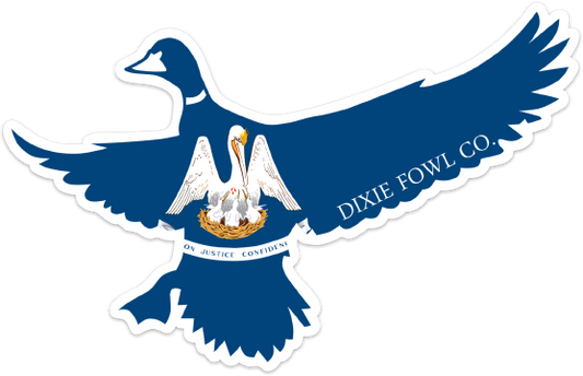 LA Mallard - Dixie Fowl Co Decal - 6" x 4" - Dixie Fowl Company - Decal