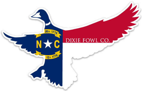 NC Mallard - Dixie Fowl Co Decal - 6" x 4" - Dixie Fowl Company - Decal