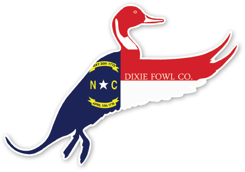NC Pintail - Dixie Fowl Co Decal - 5" x 5" - Dixie Fowl Company - Decal