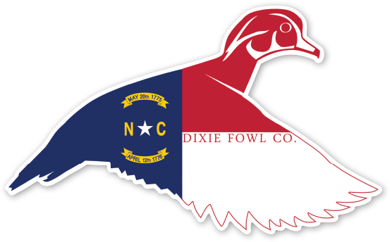 SC Redfish - Dixie Fowl Co Sticker - 7 x 3.25 - Dixie Fowl Company