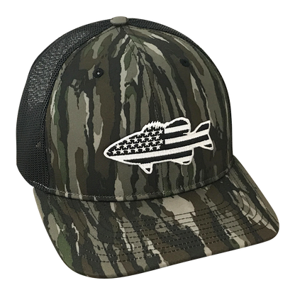 Old Glory Midnight Bass - Adjustable Cap - Dixie Fowl Company - Hat