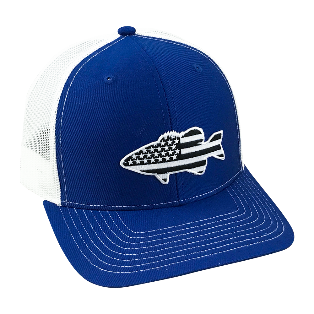 Old Glory Midnight Bass - Adjustable Cap - Dixie Fowl Company - Hat