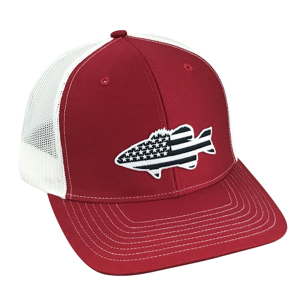 Old Glory Midnight Bass - Adjustable Cap - Dixie Fowl Company - Hat