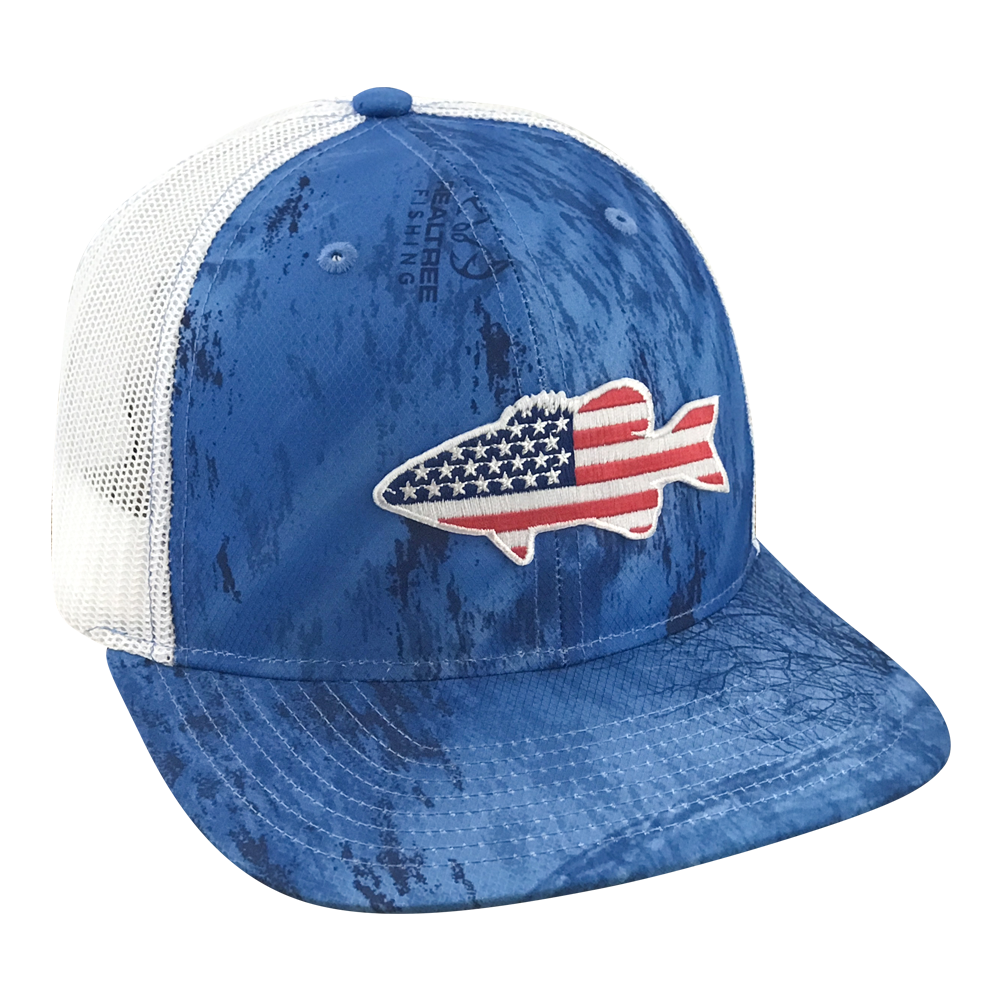 Old Glory Bass - Adjustable Cap - Dixie Fowl Company - Hat